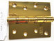 De vlakke HoofdKogellagerdeur voorziet Hoge Lichte Shinning-Messingskleur voor Zware Houten Deur van een scharnier